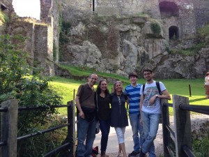 Blum family at Blarney Castle